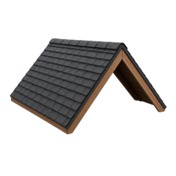 3D roof icon representing Exterior Genie roofing services